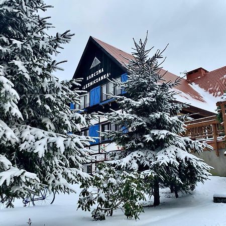 Karczma Lesniczanka Acomodação com café da manhã Wielbark Exterior foto